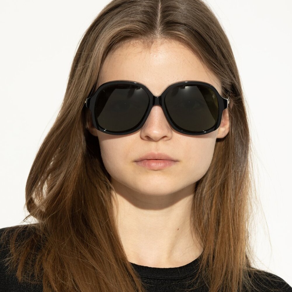 NEW VALENTINO VLS-177A BLACK GREEN SUNGLASSES VALENTINO